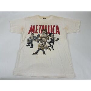 Metallica Chavez Cartoon T shirt 1997 North American Tour Giant XL Vintage